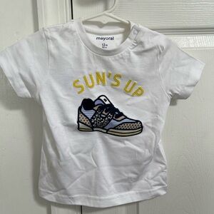 MAYORL Boy’s baby TShirt. Size 12M. BRAND NEW WITH TAGS